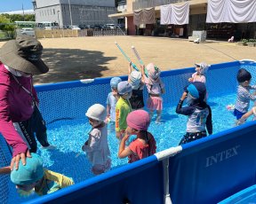 年少★水あそび